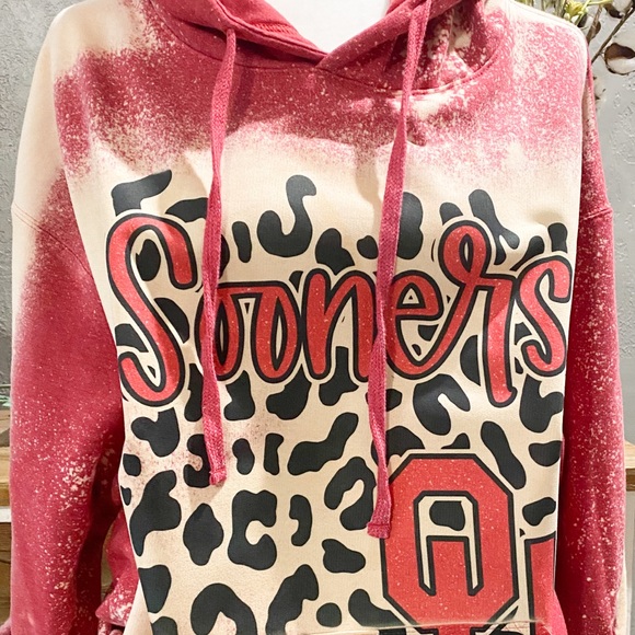 Oklahoma Sooners Bleached Hoodie - Picture 2 of 3